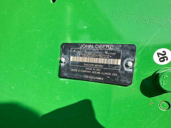 2018 John Deere 9570RX Tractor Rubber Track
