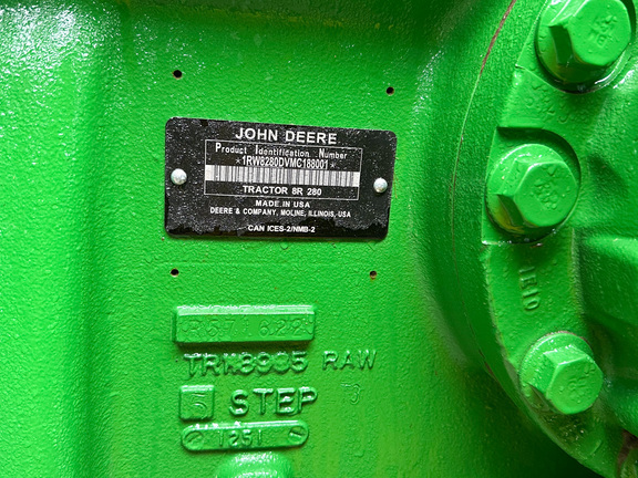 2022 John Deere 8R 280 Tractor