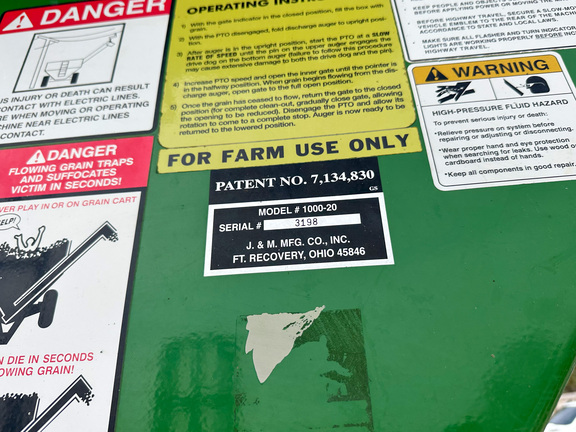 2010 J&M 1000 Grain Cart