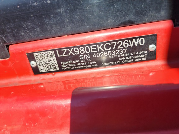 2018 Exmark Lazer Z Mower/Zero Turn