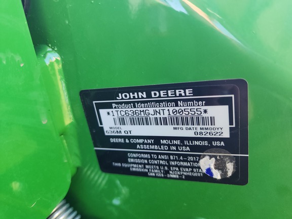 2022 John Deere 636M Misc