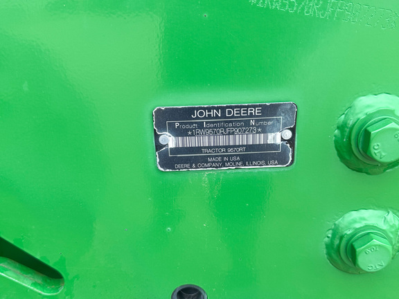 2015 John Deere 9570RT Tractor Rubber Track