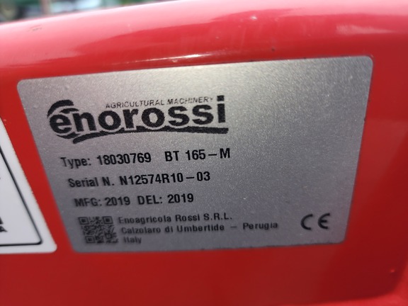 2019 Misc BT 165-M Mower