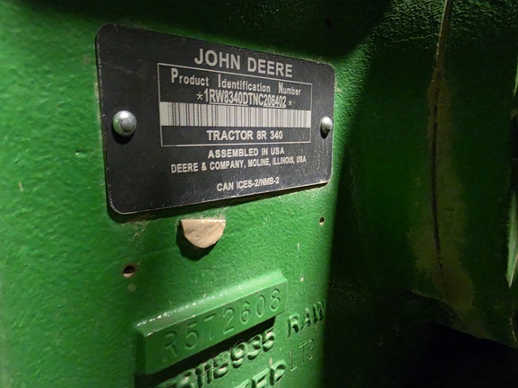 2022 John Deere 8R 340 Tractor