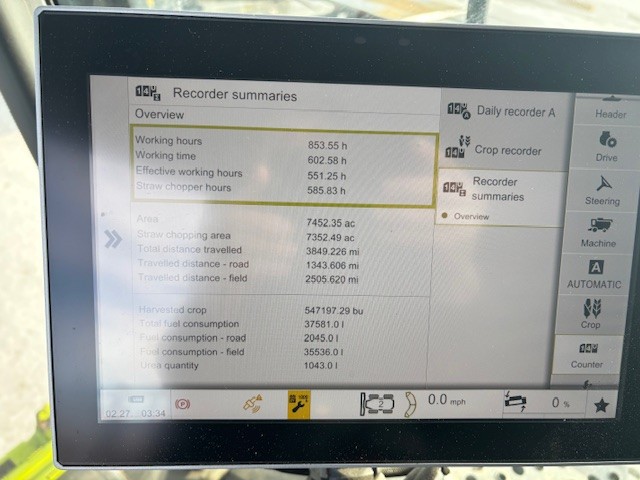 2023 CLAAS 8700 Combine