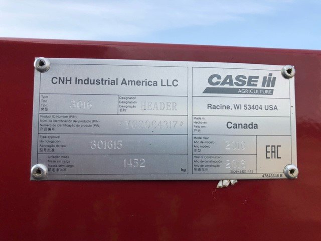 2016 Case 8240 Combine