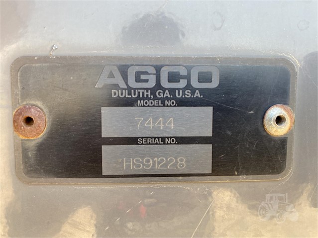 2007 AGCO 7444 Baler/Square