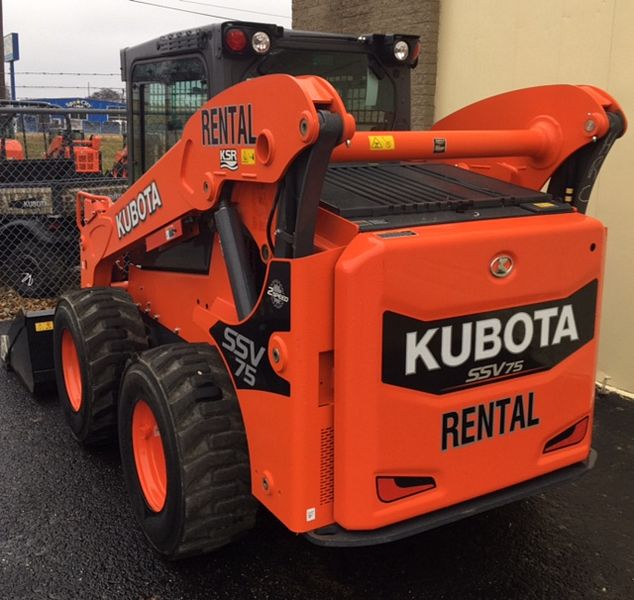 2016 Kubota SSV75 Skid Steer Loader