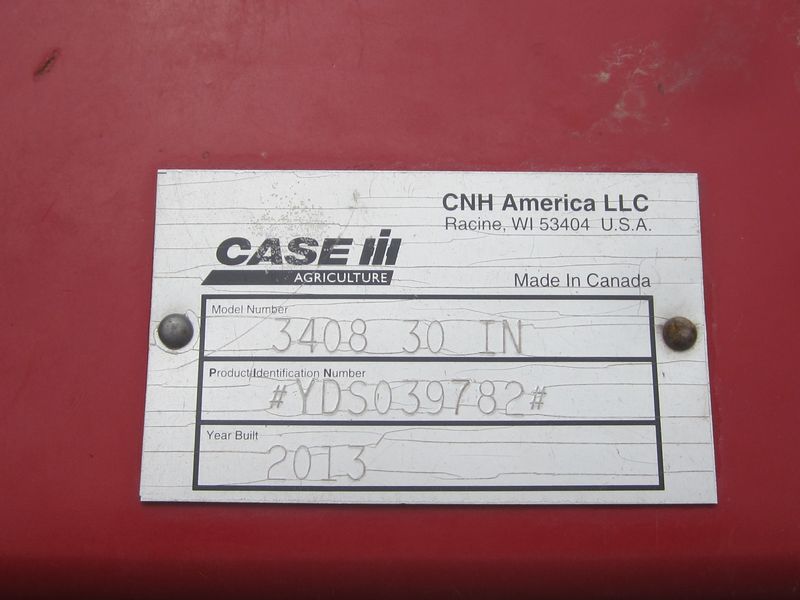 2013 Case IH 3408 Header Combine