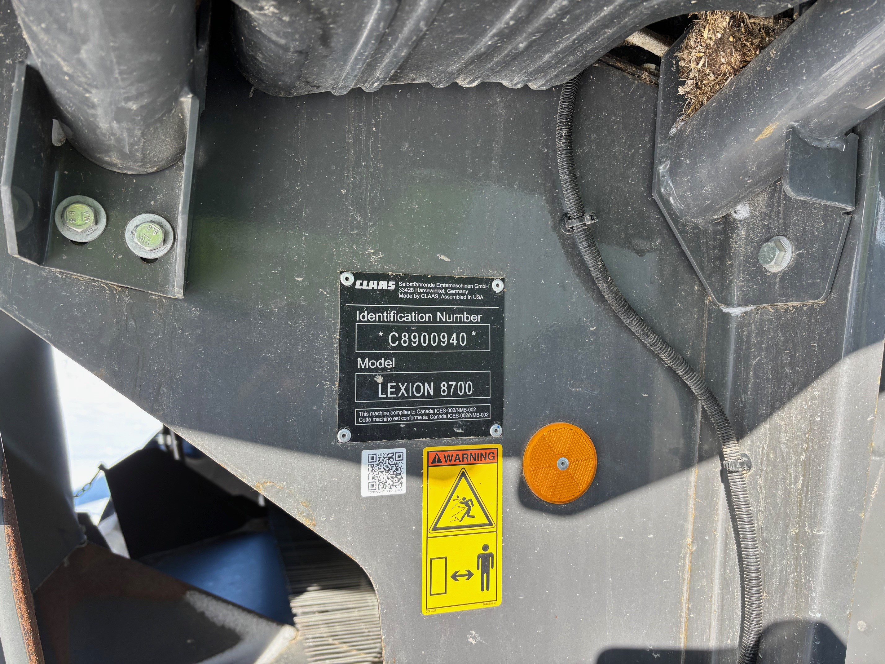 2022 CLAAS 8700 Combine