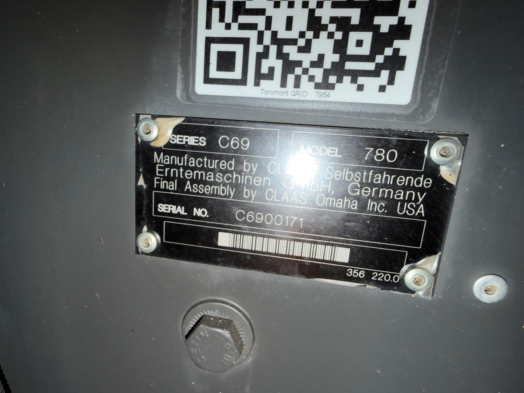 2014 CLAAS 780 Combine