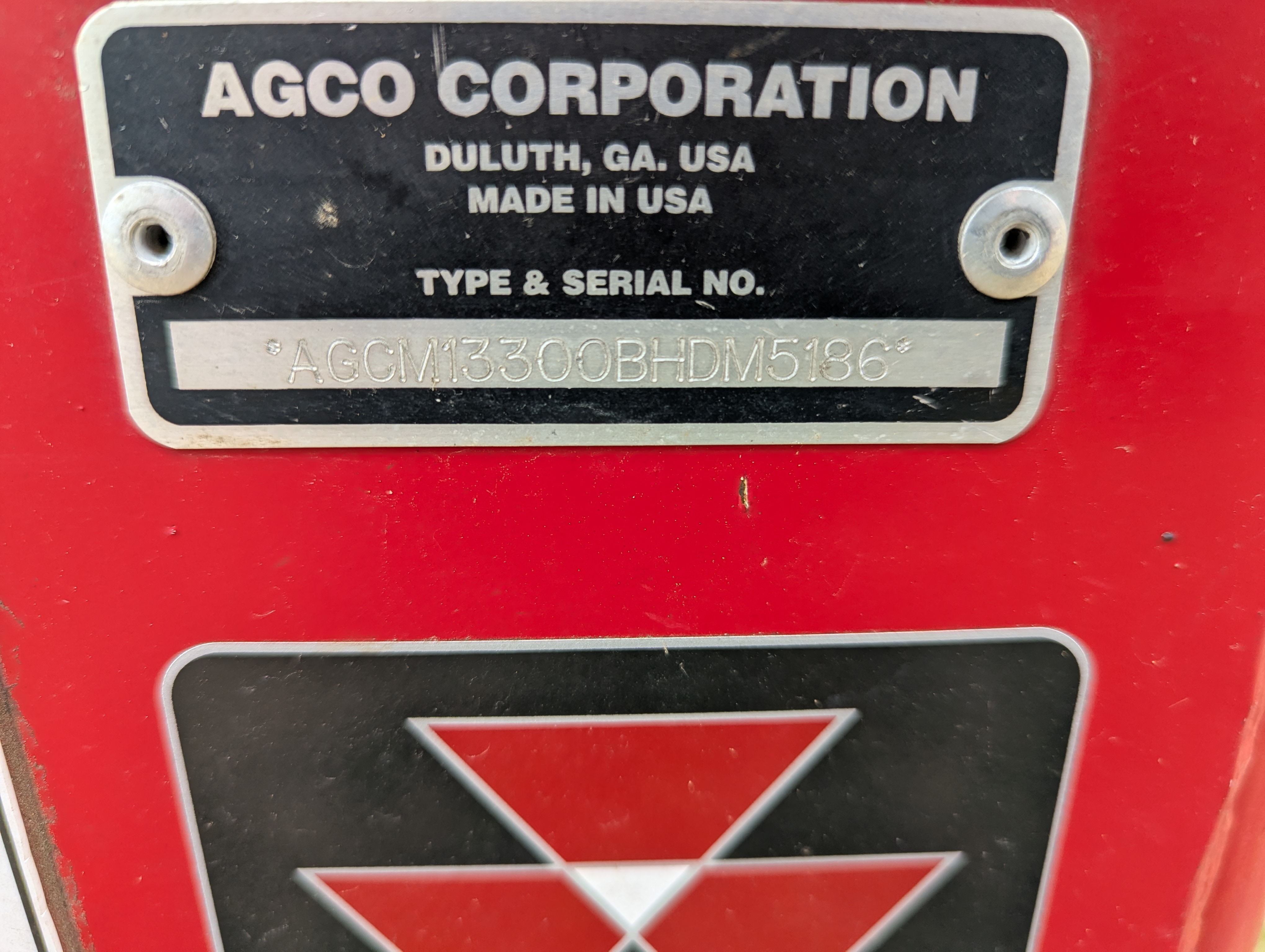 2011 Massey Ferguson 1330 Mower/Disc