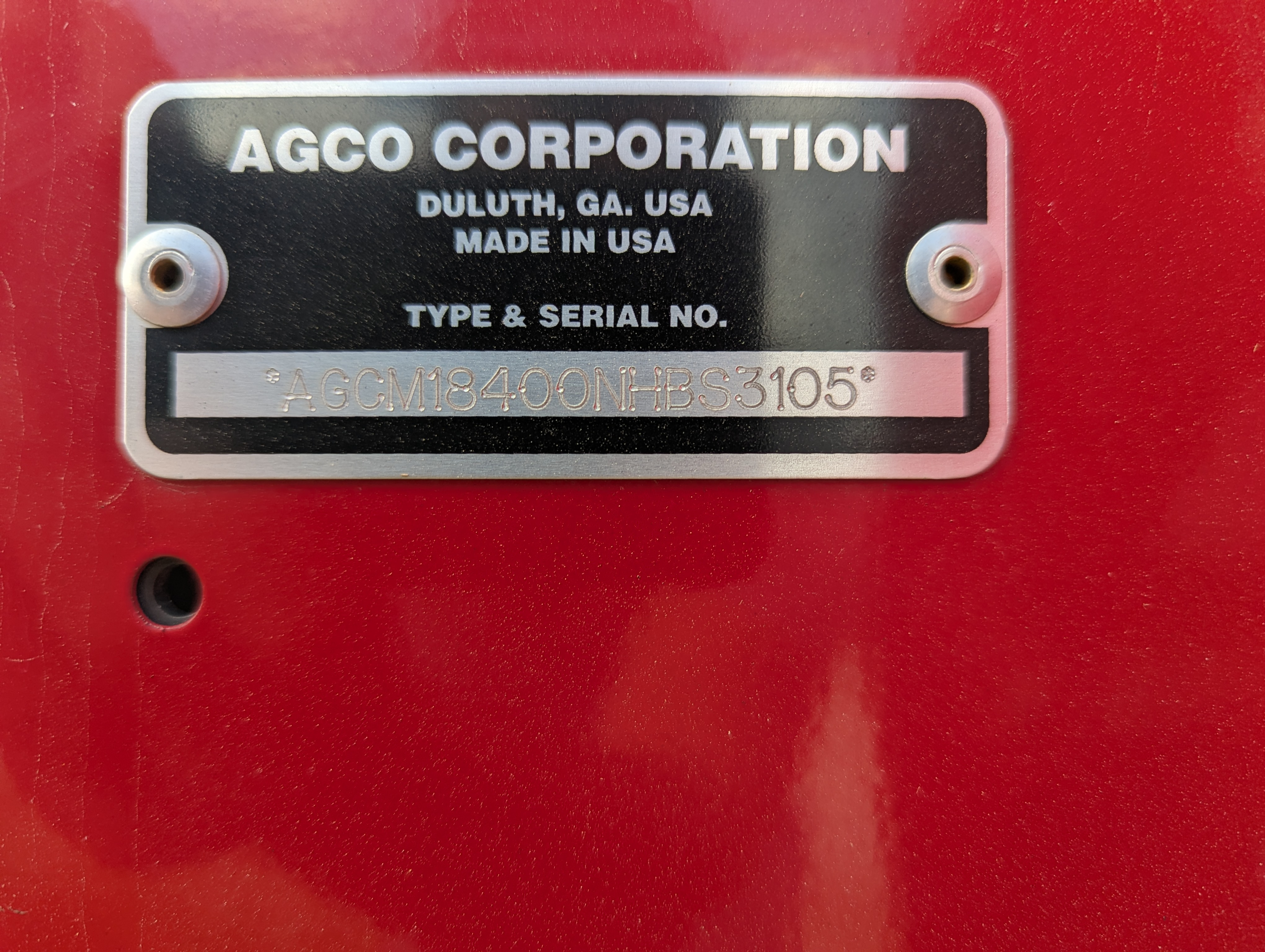 2021 Massey Ferguson 1840 Baler/Square