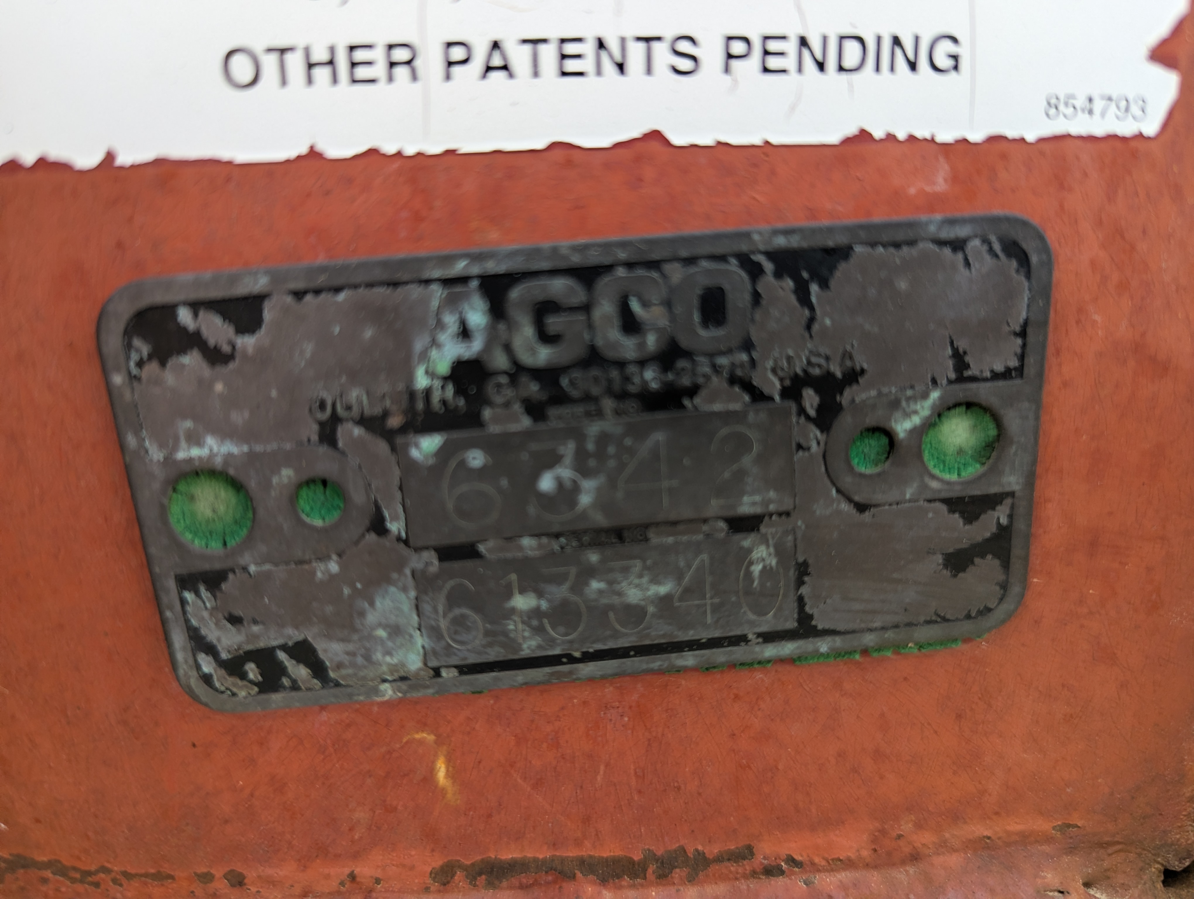 2000 AGCO White 6342 Planter