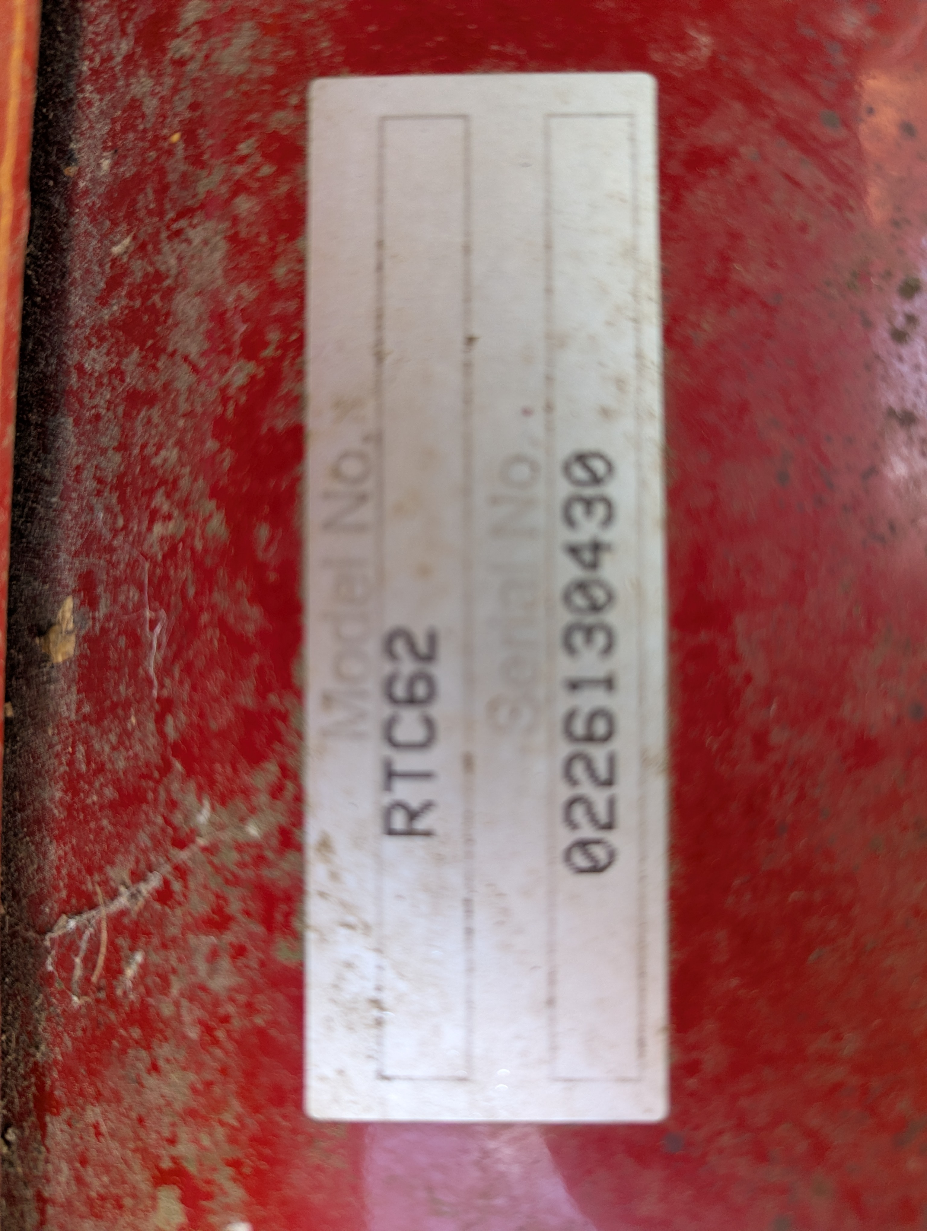 2016 Howse RTC62 Rotary Tiller