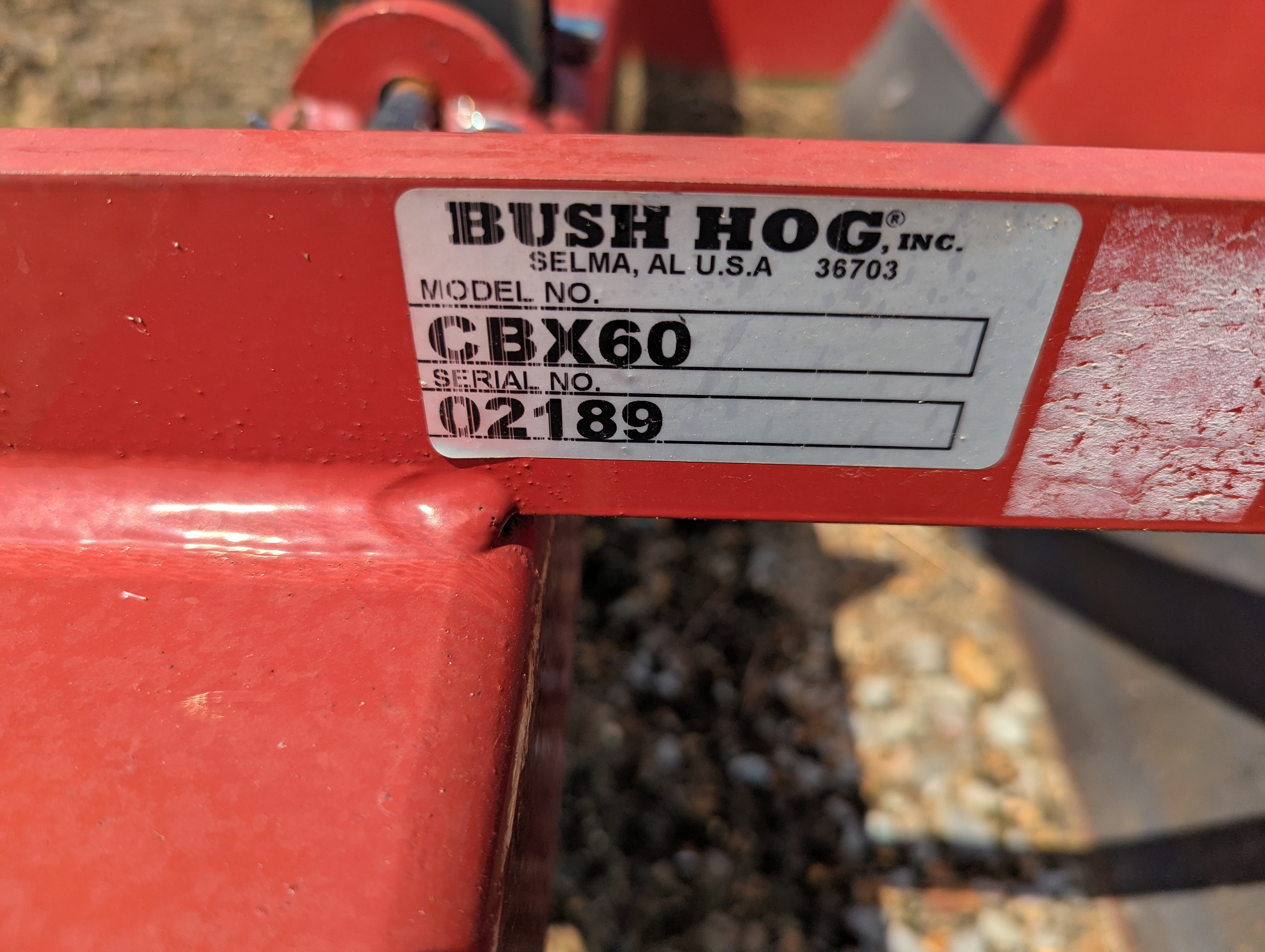 2022 Bush Hog CBX60 Box Scraper