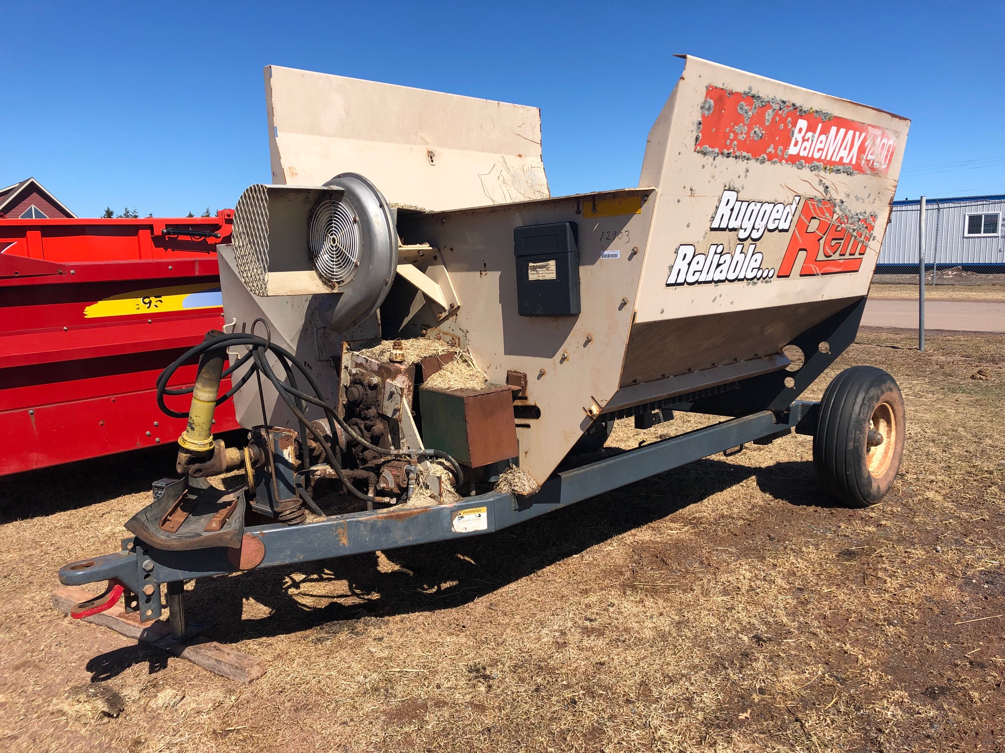 REM Mfg 1400 Bale Processor