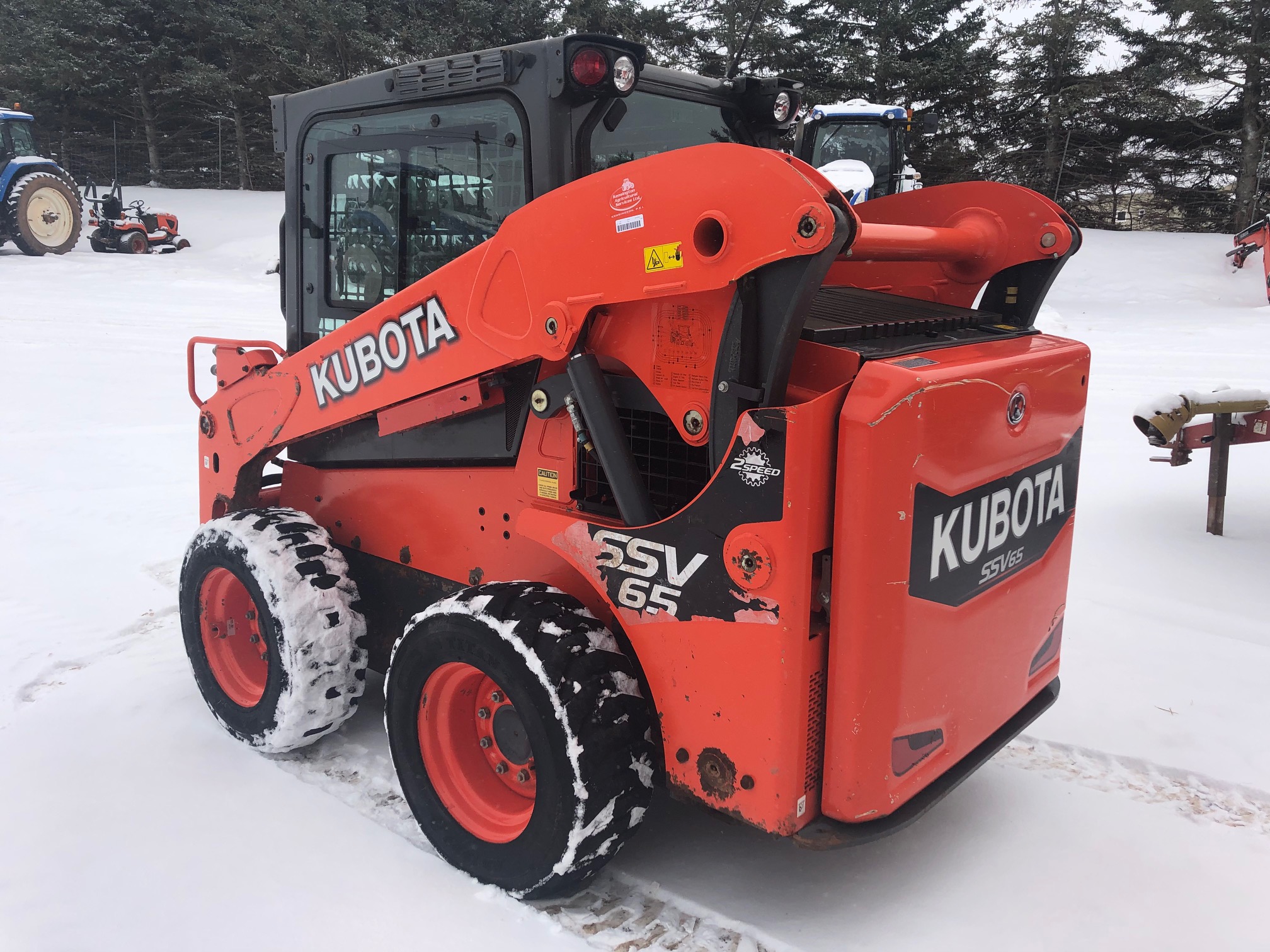 2017 Kubota SSV65 Skid Steer Loader