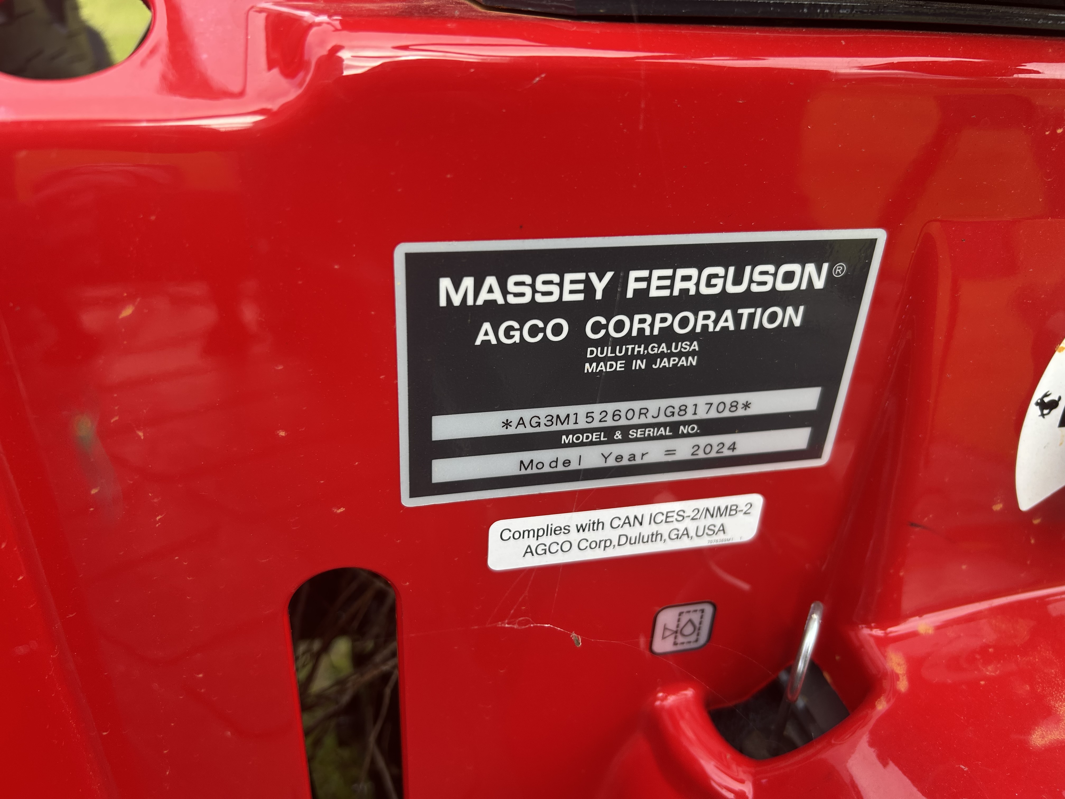 Massey Ferguson 1526 Tractor