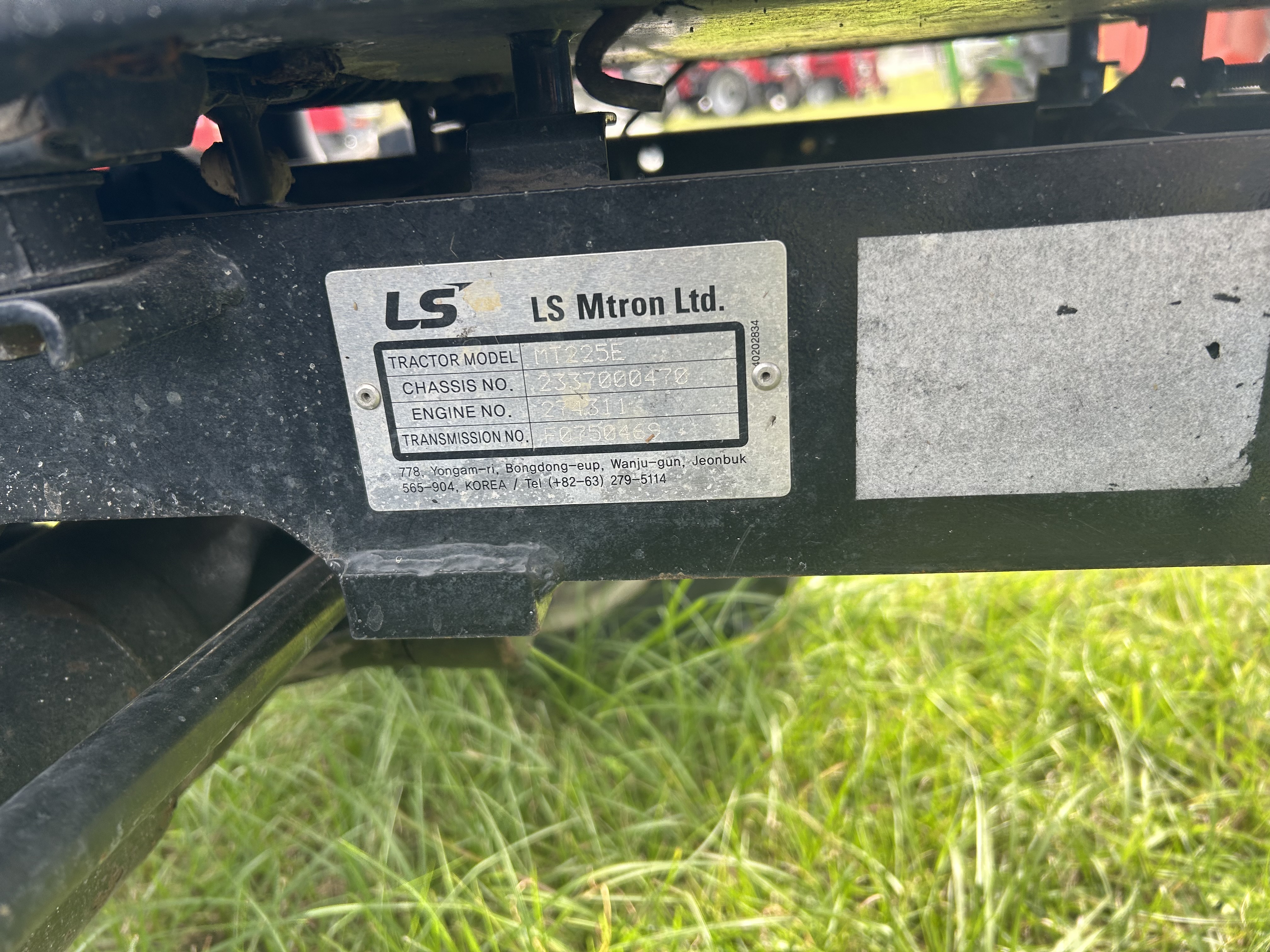 LS Tractor MT225E Tractor