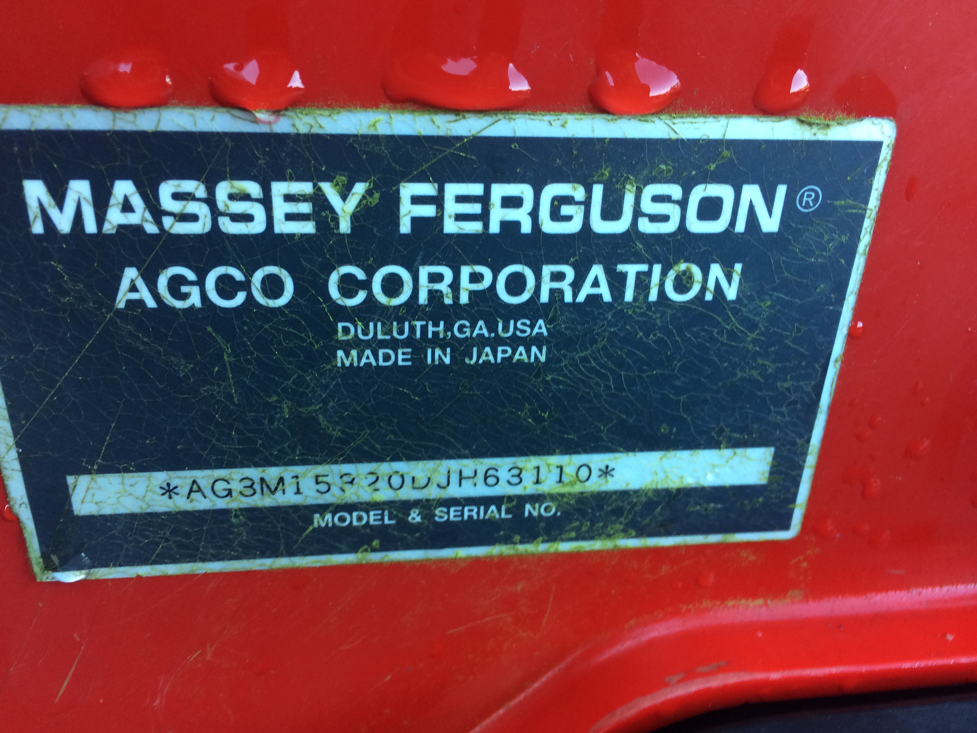 Massey Ferguson 1532 Tractor