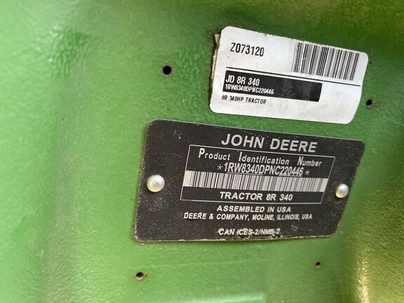 2023 John Deere 8R 340 Tractor