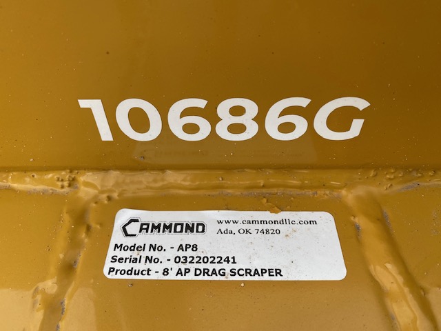 2023 Cammond Industries CIDAP8S Box Scraper