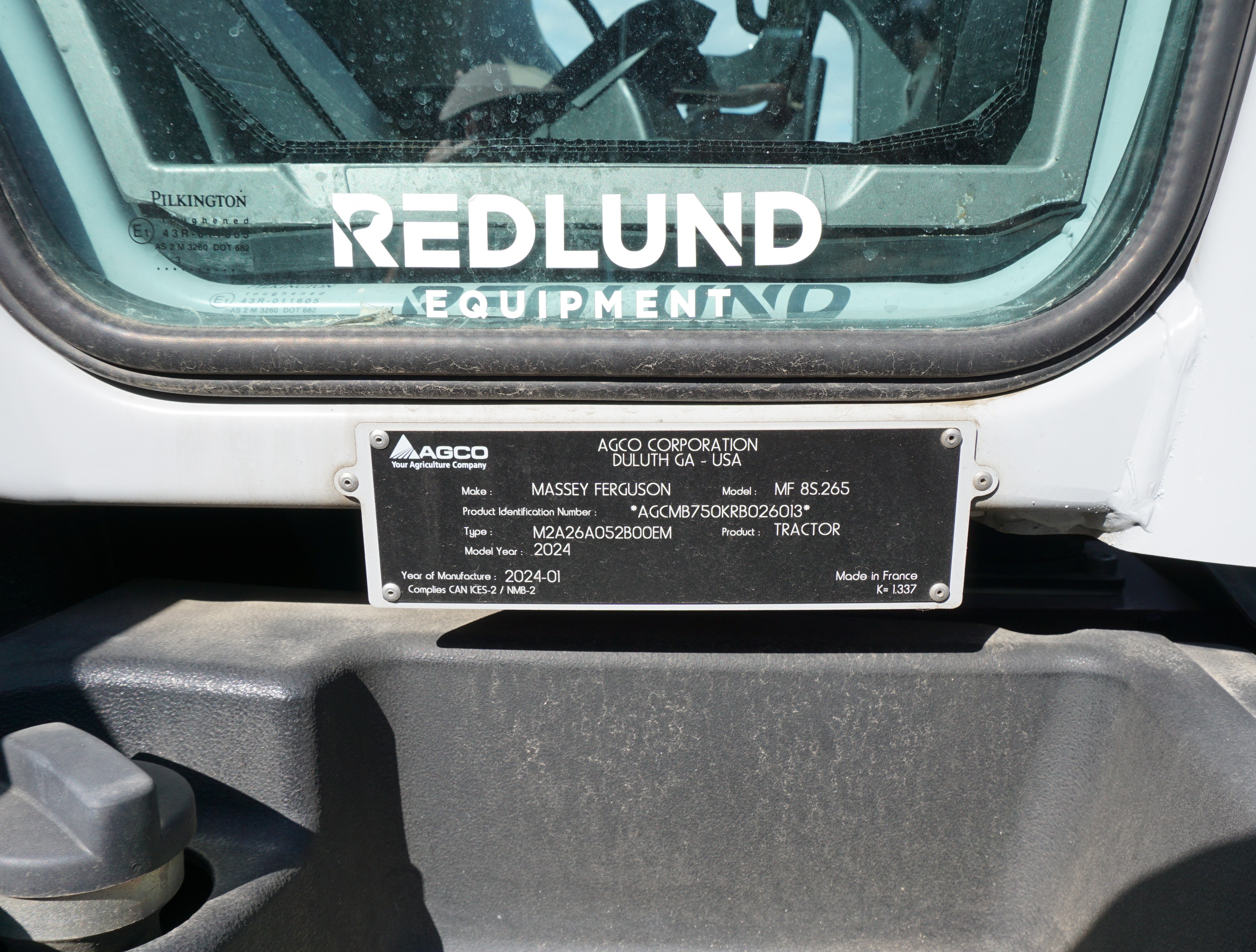 2024 Massey Ferguson 8S.265 Tractor