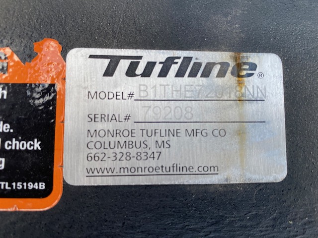 2024 Tufline MT1THE72018BF Disk