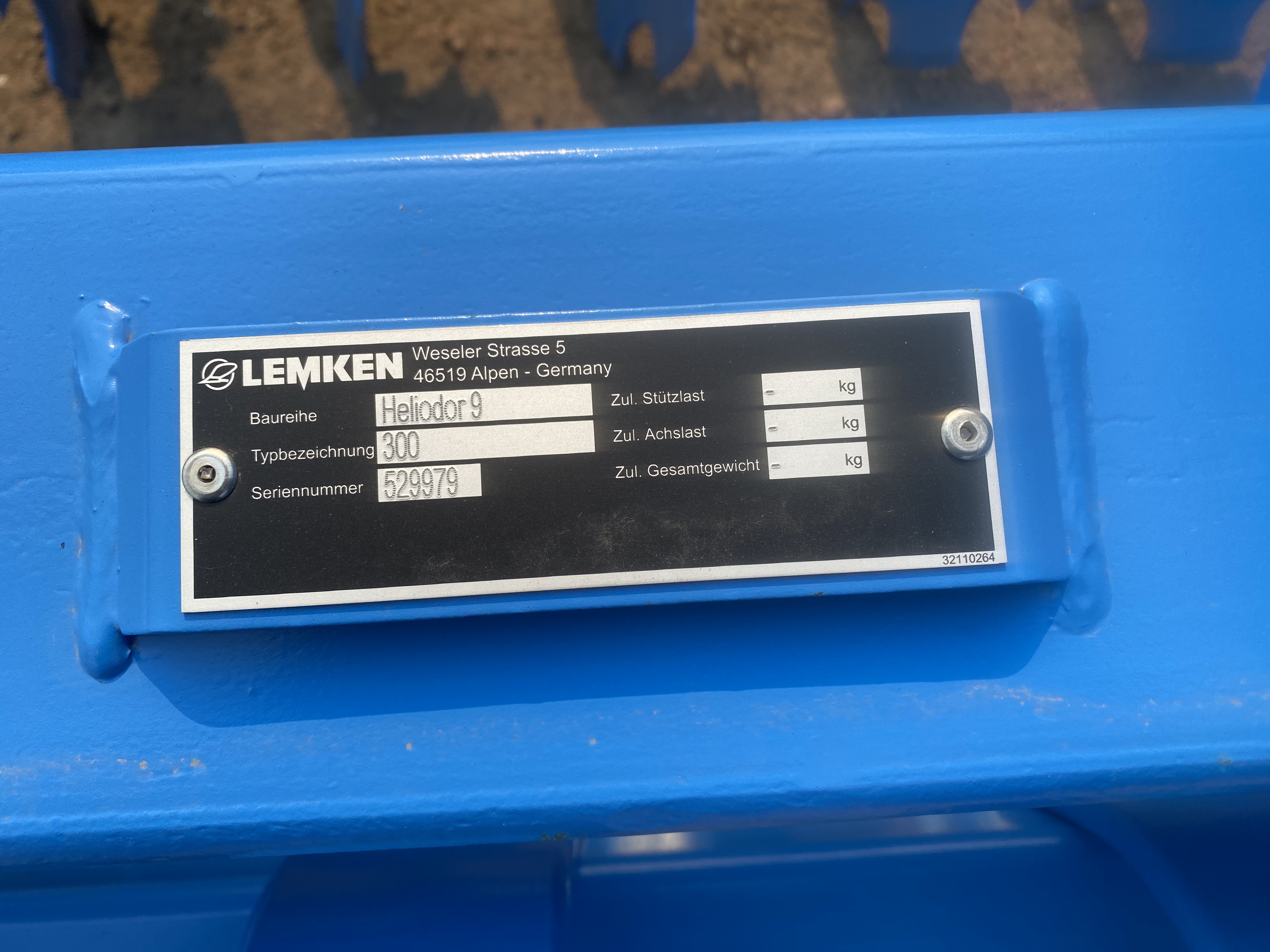 2024 LEMKEN 9/300 Tillage Attachment