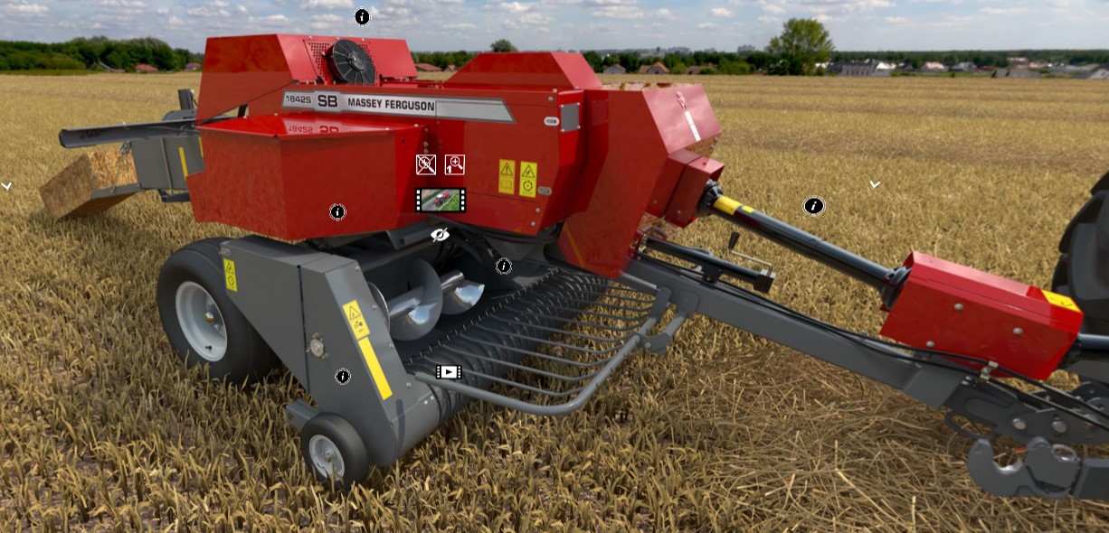 2024 Massey Ferguson MF1842S Baler/Square