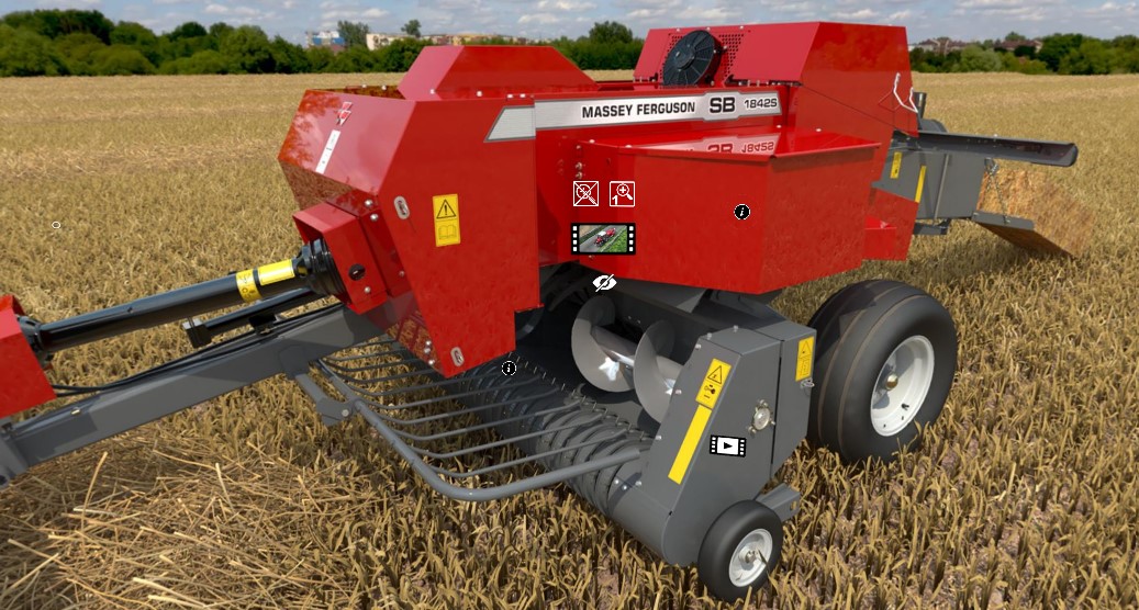 2024 Massey Ferguson MF1842S Baler/Square