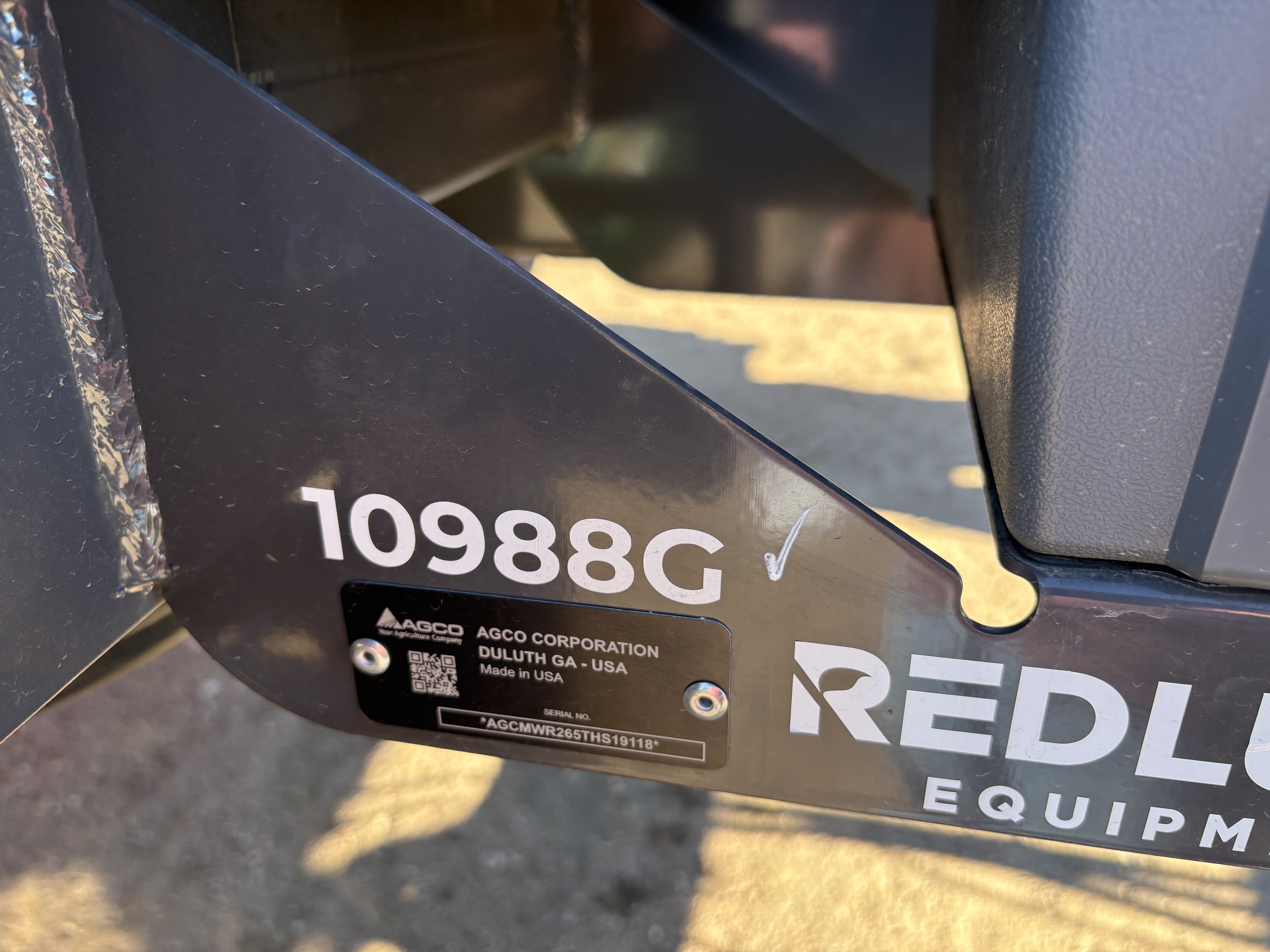 2026 Massey Ferguson MFWR265 Windrower