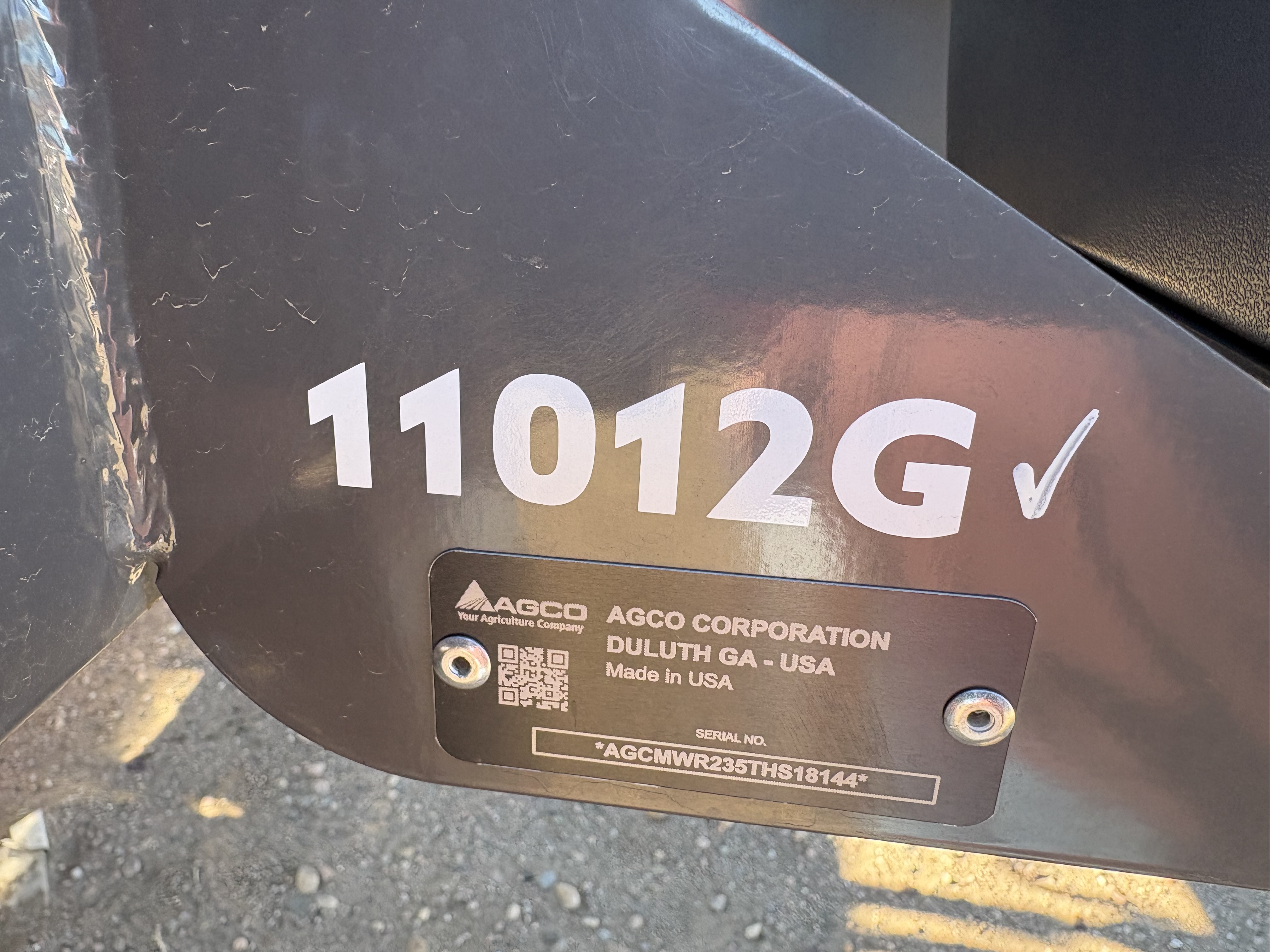 2026 Massey Ferguson MFWR235 Windrower