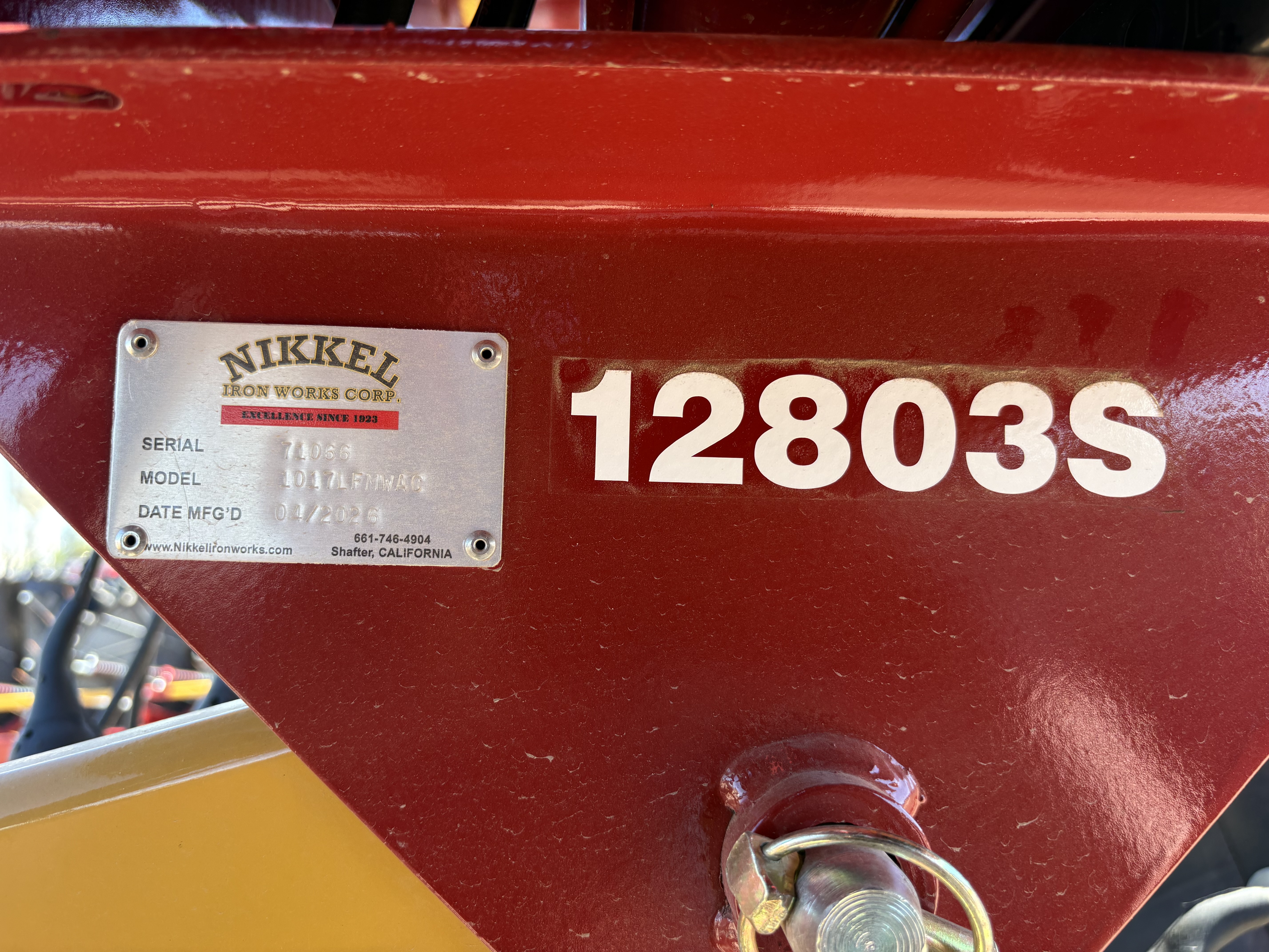 2026 Darf 1017LFMWAC Rake