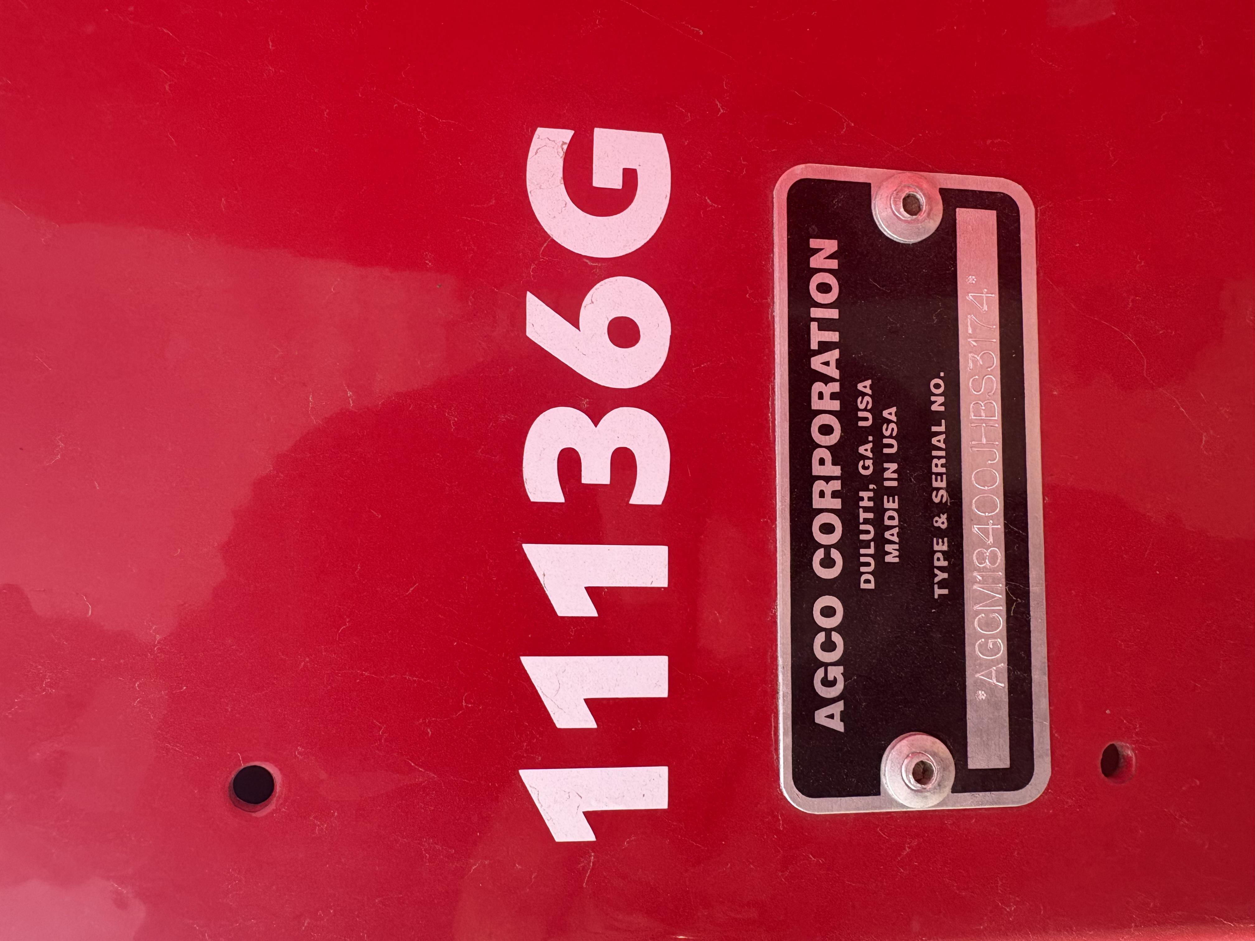 2018 Massey Ferguson MF1840 Baler/Square