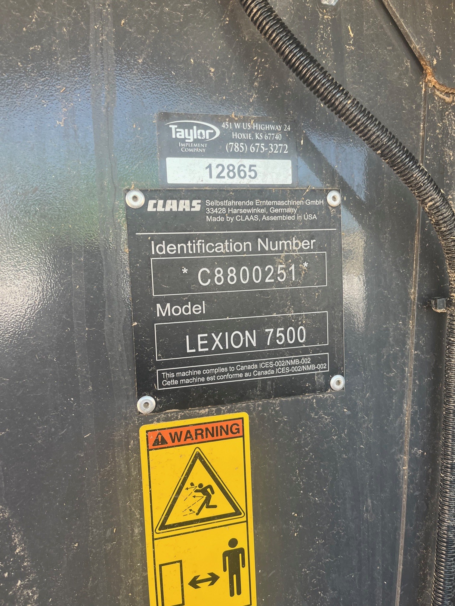 2023 CLAAS 7500TT Combine