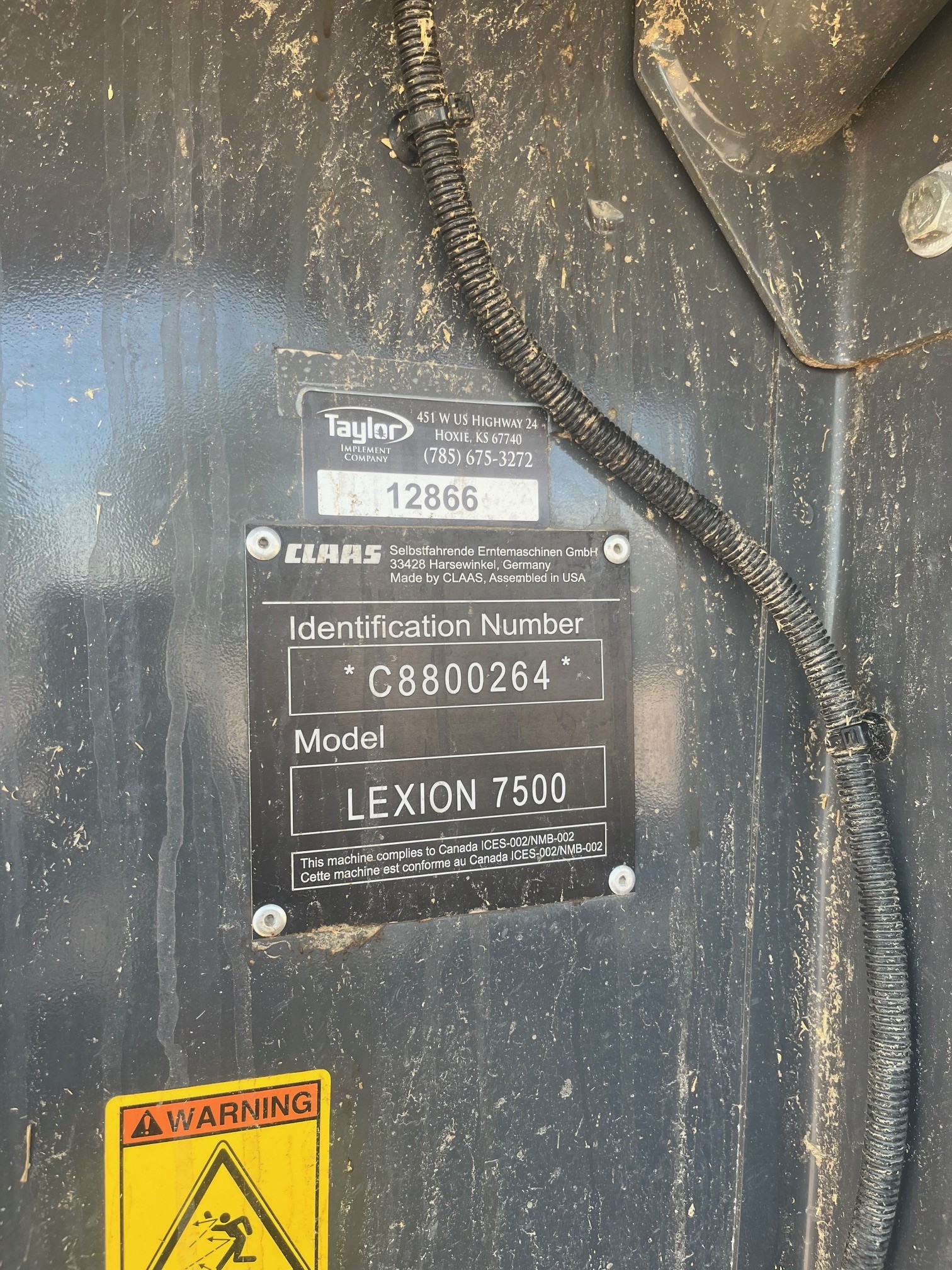 2023 CLAAS 7500TT Combine