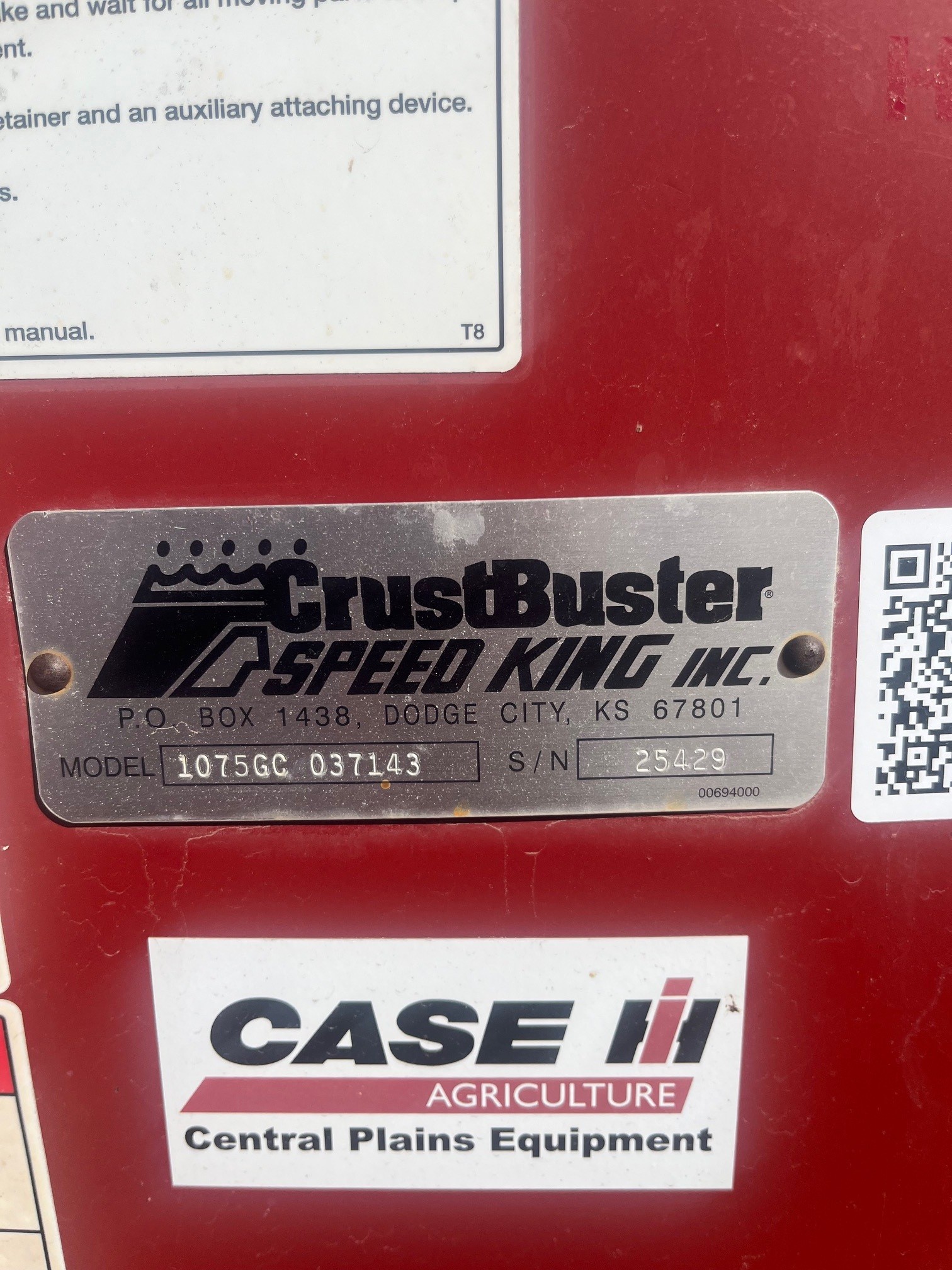 2014 Crust Buster 1075 Grain Cart