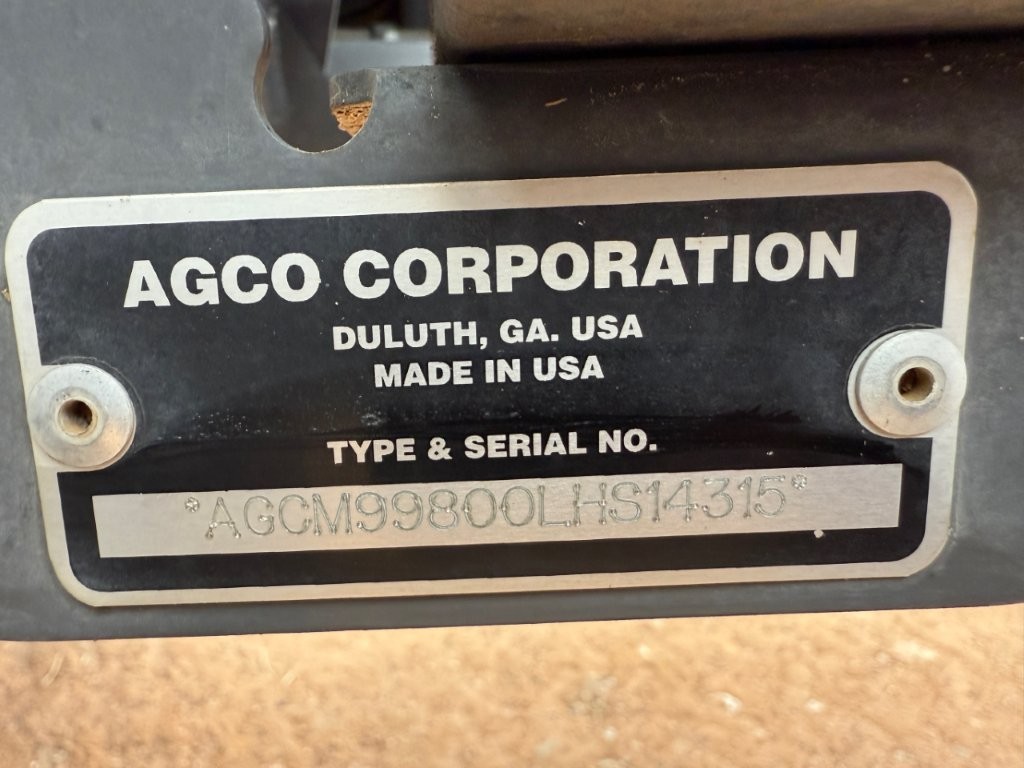 2020 Massey Ferguson WR9980 Windrower