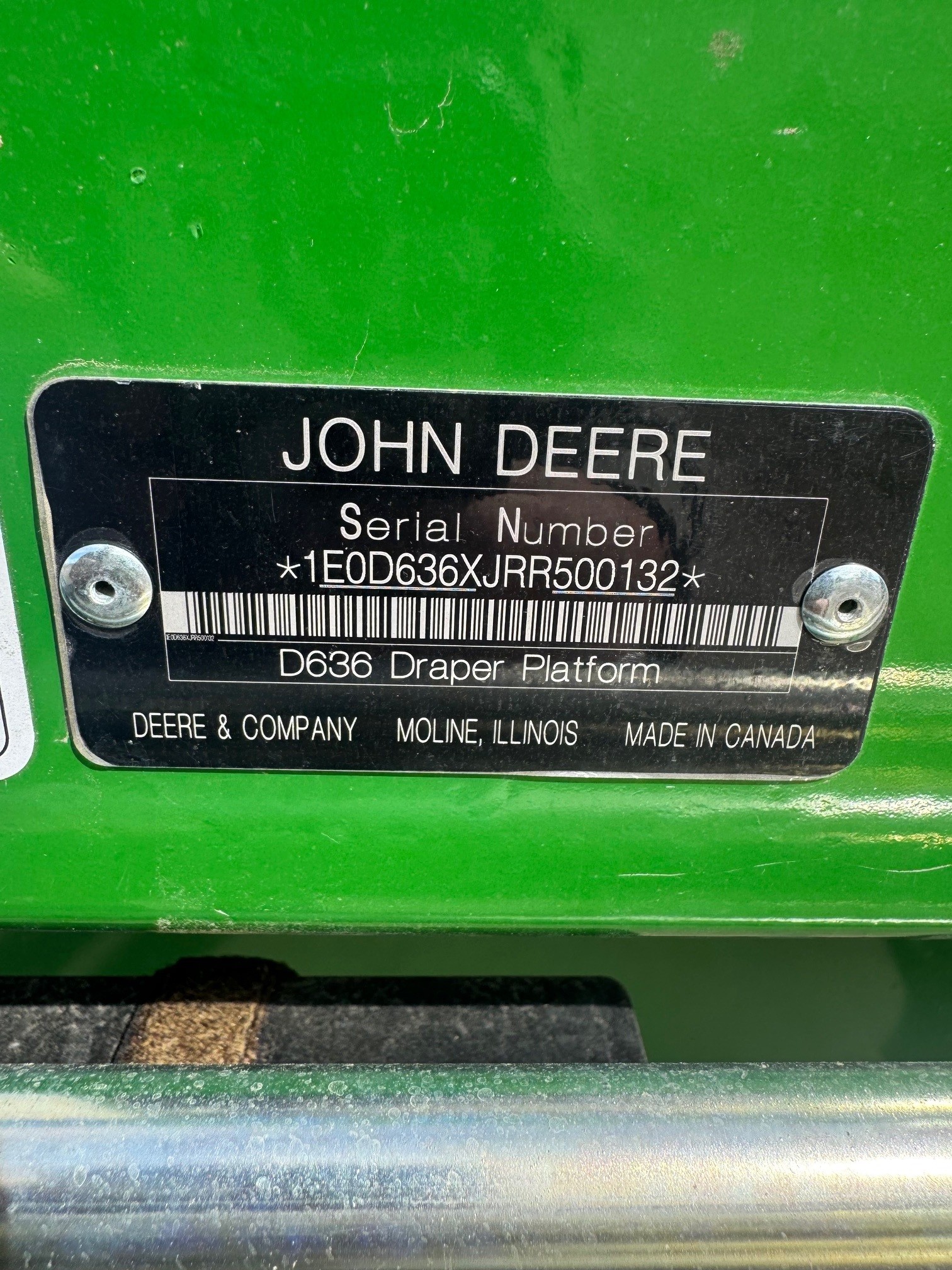 2024 John Deere W235R Windrower