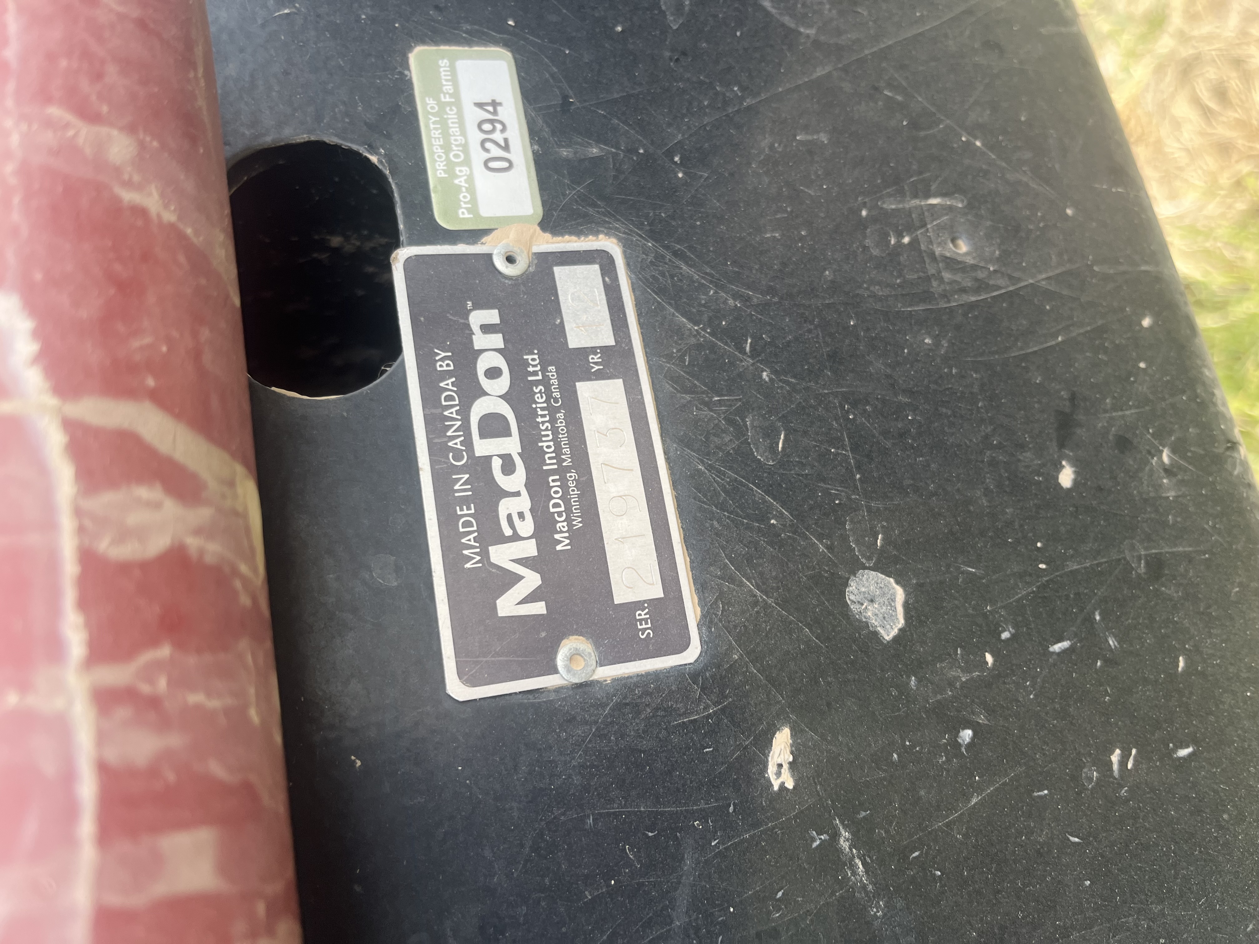 2012 MacDon M155 Windrower
