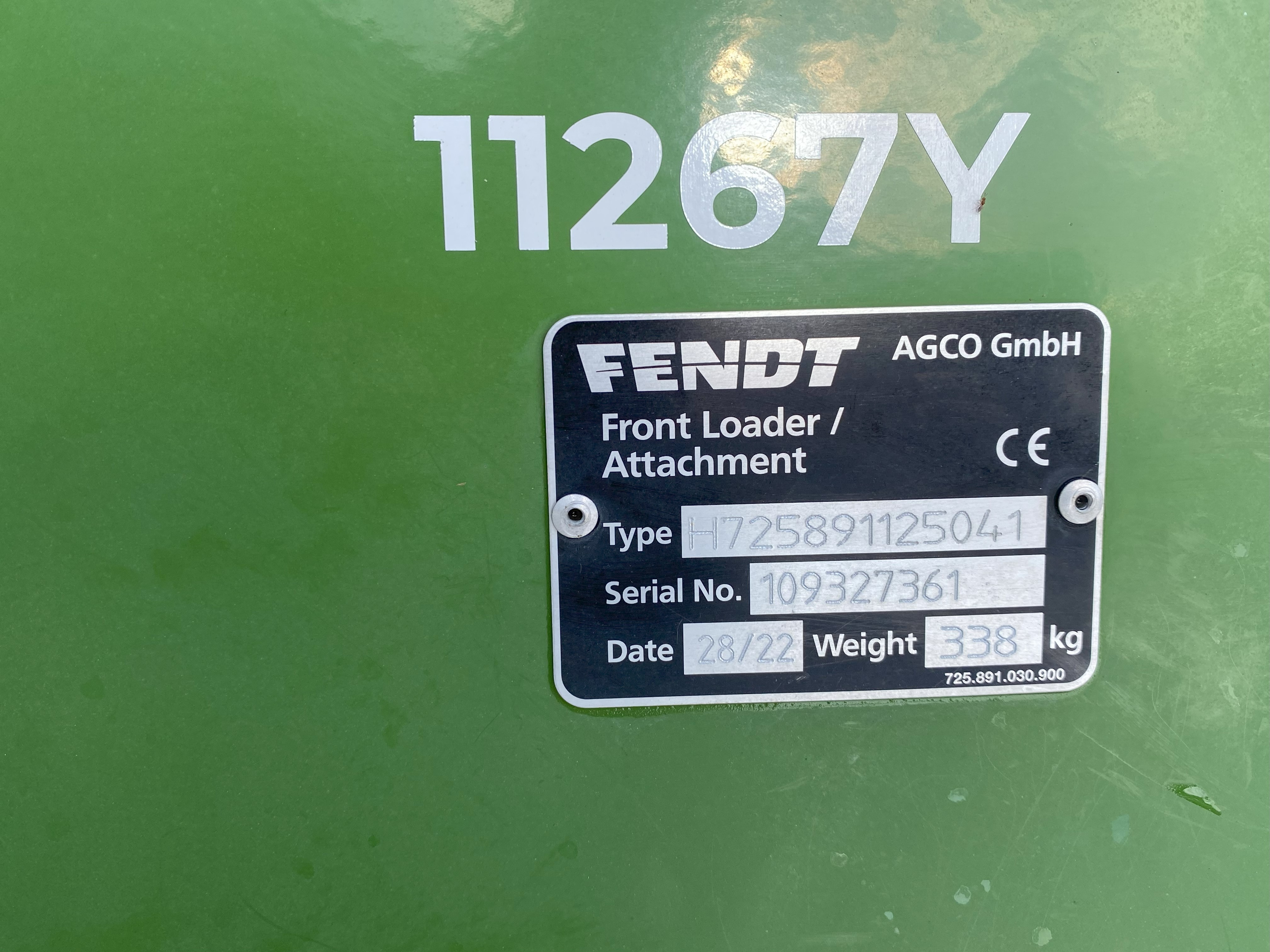 2023 Fendt 72537023F Bucket