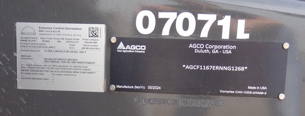 2024 Fendt FT1167 Tractor