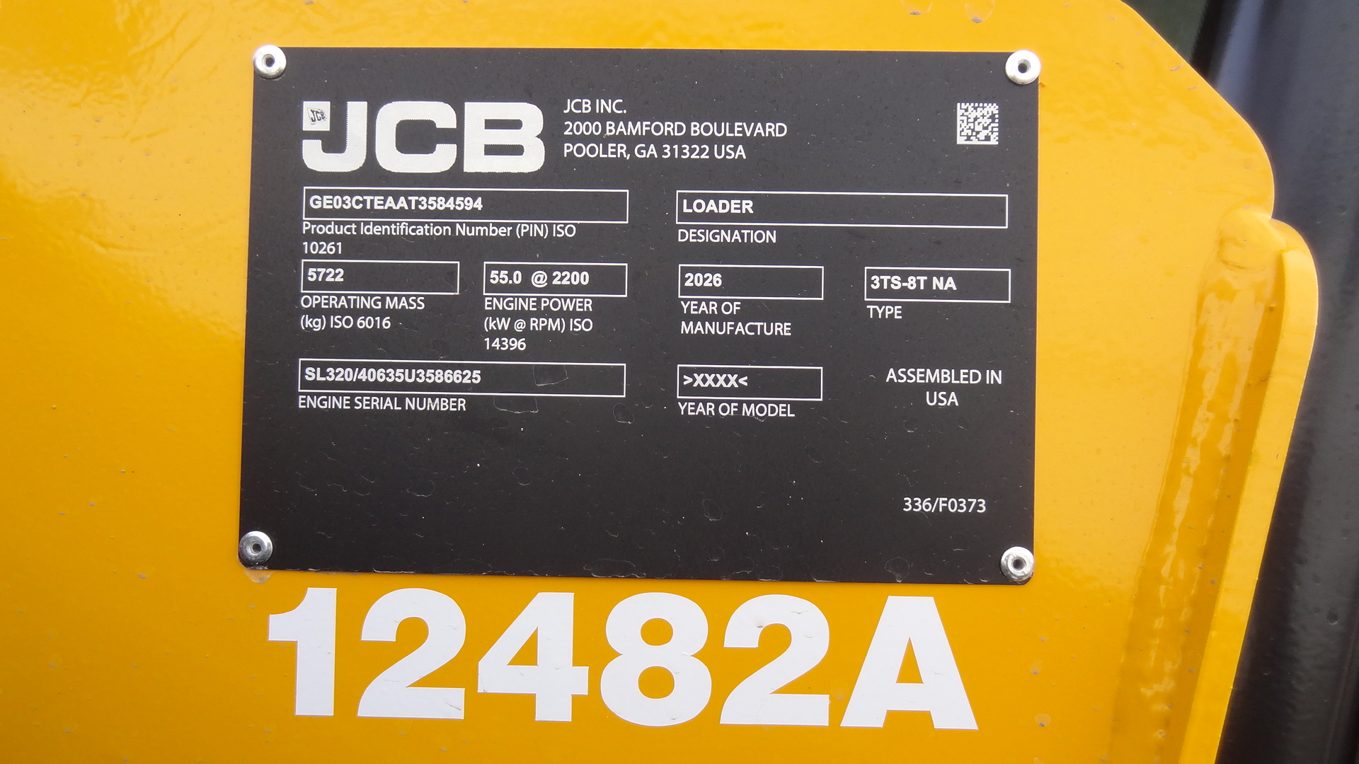 2026 JCB 3TS-8T Skid Steer/Excavator