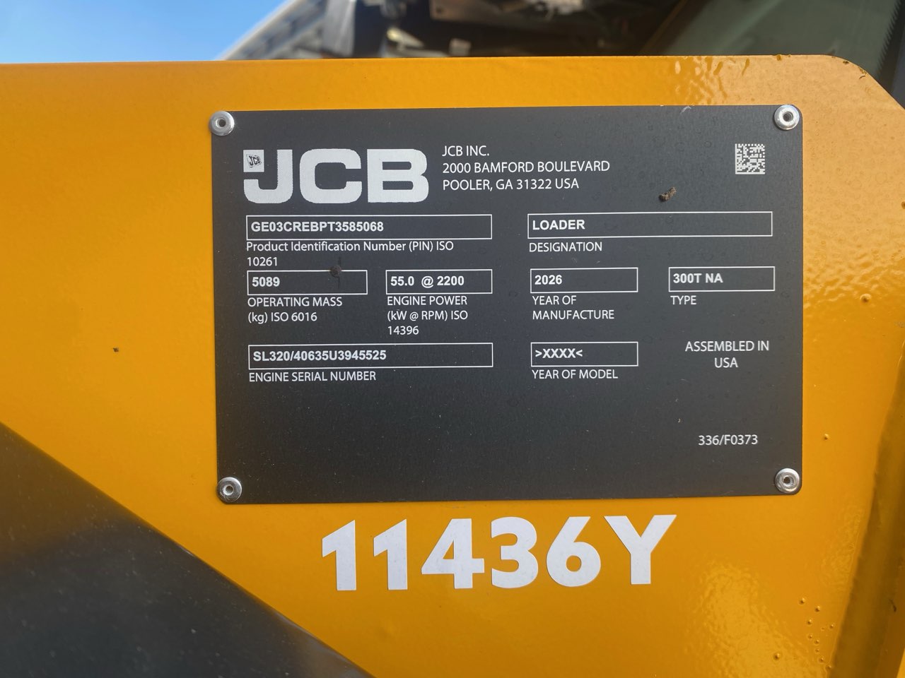 2026 JCB 300T Skid Steer/Excavator