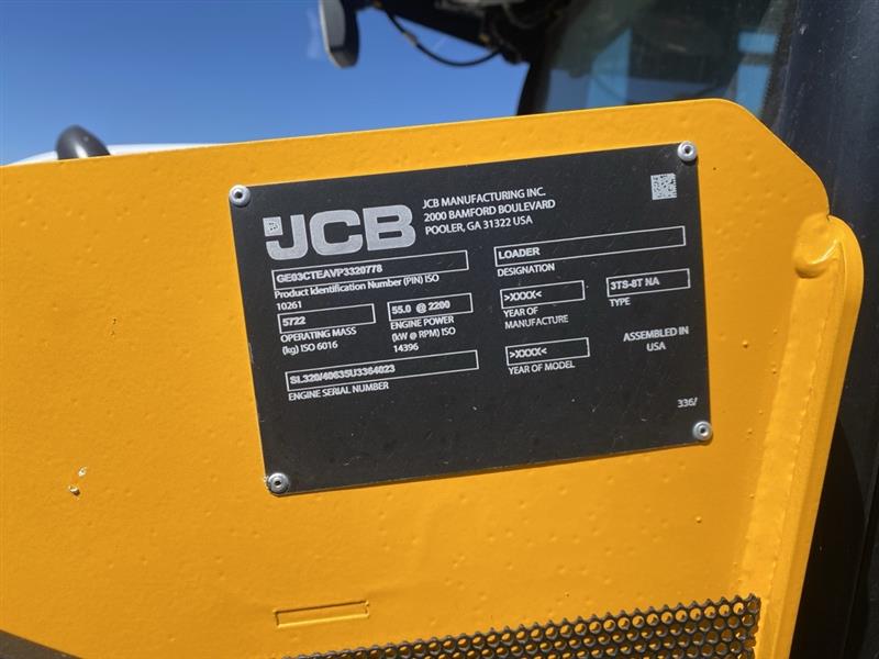 2023 JCB 3TS-8T Skid Steer/Excavator
