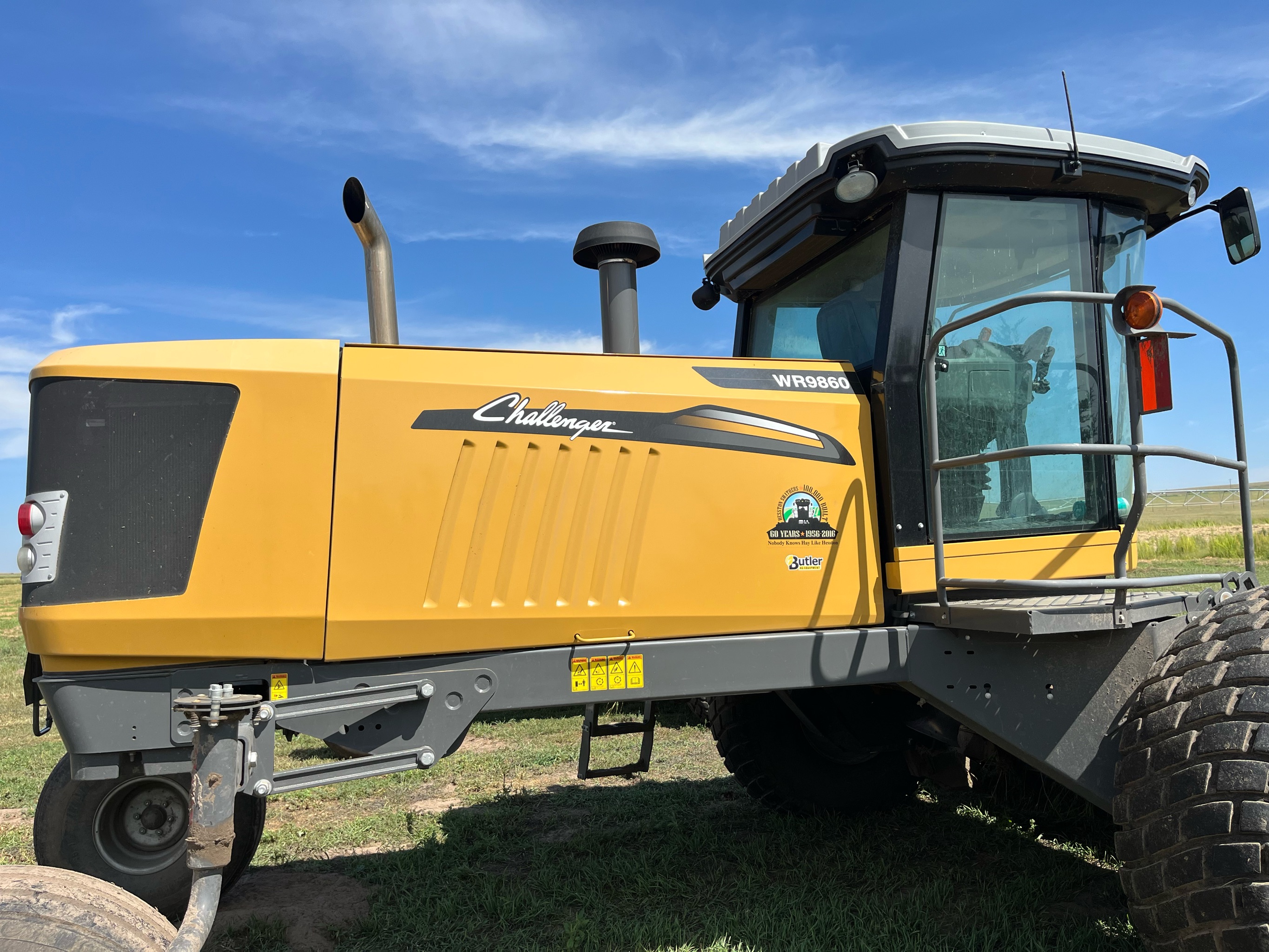 2017 Challenger WR9860 Windrower