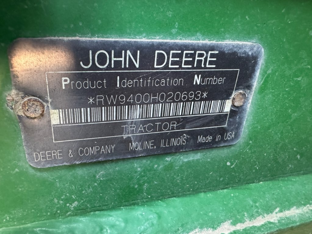 1999 John Deere 9400 Tractor