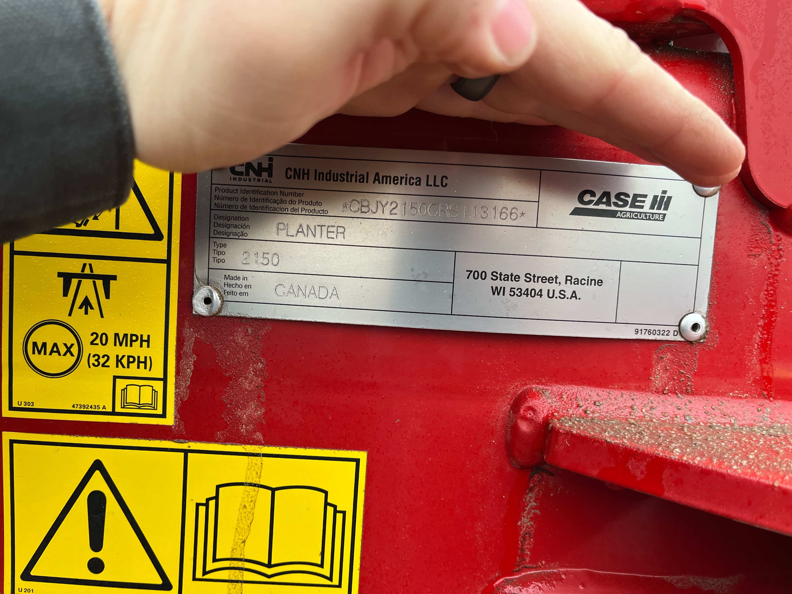 2024 Case IH ER2150 12R Planter